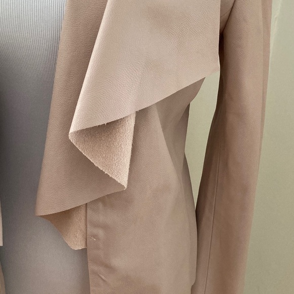 Zara - Women's Blush Draped Blazer - Picture 4 of 5